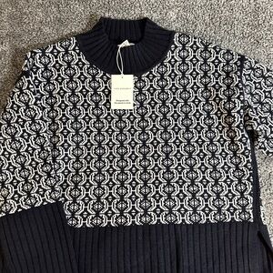 Free Assembly Fair Isle Sweater Size L NWT Cozy Knit